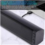 Yangers Barre de Son Bluetooth 5.0 sans Fil pour TV avec télécommande véritable Haut-Parleur Rechargeable USB 20W Microphone int