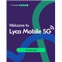 Sim 100% anonyme Lycamobile Uk, déjà active et prête à l'emploi, utilisable en Italie, carte de téléphone avec contrat à consomm
