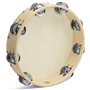 Tiger TAM98-10 Tambourin avec Peau naturel - 10" - Double Rang