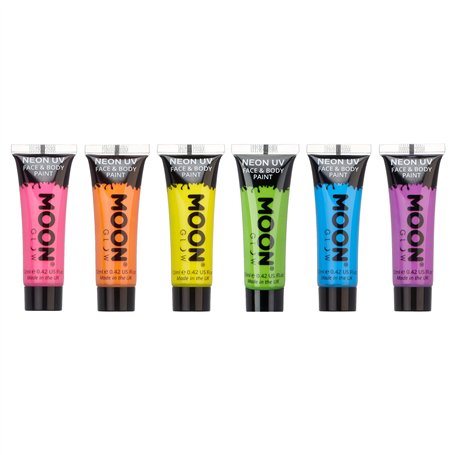 Moon Glow Néon UV intense Peinture pour le visage et le corps – rose