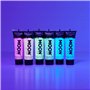 Moon Glow Néon UV intense Peinture pour le visage et le corps – 12 ml (lot de 6)