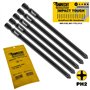 5 x SabreCut SC116PH2_5 116 mm PH2 Compatible avec Hilti SMD 57 SMD57 116/4 1/2 Autofeed Assemblé Tournevis pour cloisons sèches