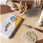 Creative Deco Pate a Modeler Argile Autodurcissante | 520g | Cuire 1100°C | Loisir Creatif Enfants Débutants et Adultes | Réutil