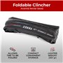 Fincci Paire Pliable Pneu CONNA 700x23c 23-622 avec Anti-Crevaison 1mm - Velo Route Pneus pour Course Tournée Vélo - Home Traine