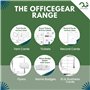 OfficeGear Lot de 25 feuilles de 525 étiquettes de prix pour codes-barres A4 120 g/m² - 38 x 70 mm - Carte micro-perforée non ad