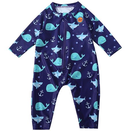 Swimbubs Maillot de Bain Anti-UV pour bébé garçon Protection Solaire Rashguard UPF50
