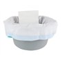 Omnitex Lot de 20 doublures de chaise percée à très haute absorption 2500 ml avec tampon de conversion en gel 80 % granulés SAP