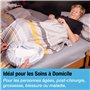 Bassin de lit urinoir très résistant avec 25 coussinets et doublures super absorbants - Pour l'hôpital ou la maison pour les per