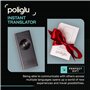 Traducteur Bidirectionnel Instantané Poliglu - Appareil de trad multilingue. Communication simplifiée avec ce dispositif de trad
