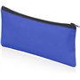 Pochette de maquillage en toile unie à fermeture éclair lavable multicolore