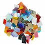 Belle Vous Tesselles Mosaique de Couleurs Variées (800 g) - 50-60 Pièces Environ de Mosaique Verre - Différentes Tailles et Form