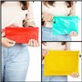 Belle Vous (Lot de 24) Pochette Plastique Zip - Pochette Zippée A4, A5 & A6 - Pochette Plastique Étanche Multi-Usages pour Voyag