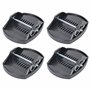 GADLANE Lot de 4 patins robustes pour cric de caravane - Idéal pour stabiliser et empêcher les pieds de la caravane de s'enfonce