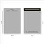 Lot de 125 sacs postaux assortis en polyéthylène avec fermeture autocollante - 5 tailles de chaque petit à grand format