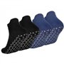 2 Paires Chaussettes Antidérapantes Chaussettes de Yoga Pilates Femme et Homme