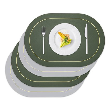 4PCS Set de Table PU