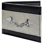 The Dark Knight The Batman Batsuit Plastron en Métal Portefeuille/Porte-Monnaie Pliant ID & Porte-Cartes, Gris