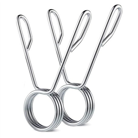 Paire de clips à ressort 50 mm colliers de serrage à ressort pour haltères arrêter poids disques fermoirs guidon