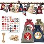 Volumoon Sac Calendrier de L'avent à Remplir
