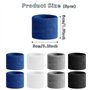 Wisebom 8 Pièces Bandeau Poignet Bracelets de Sport Bandeaux de Transpiration en Coton Doux Protège Poignet Musculation Wrist Wr