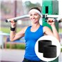 Wisebom 8 Pièces Bandeau Poignet Bracelets de Sport Bandeaux de Transpiration en Coton Doux Protège Poignet Musculation Wrist Wr
