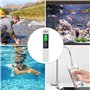 3 en 1 Testeur de Qualité de l'eau, LCD Écran TDS EC Mètre Digital TDS Testeur, Température Mètre, Conductivité et Température M