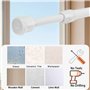 YUNYU Lot de 2 tringles de tension réglables – Sans perçage – Petite tringle de serrage de 30 à 50 cm, extensible et peu encombr