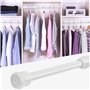 YUNYU Lot de 2 tringles de tension réglables – Sans perçage – Petite tringle de serrage de 30 à 50 cm, extensible et peu encombr