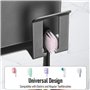 Euqvunn Porte Brosse à Dents Mural [Ventouse Amovible sans Perçage], Alliage d'Aluminium Support Gobelet Brosse à Dent Salle de 