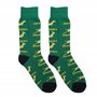 Beyond Happy Chaussettes de supporters des Springboks de rugby d'Afrique du Sud - Unisexe - Coton majoritaire - Pour fans de rug