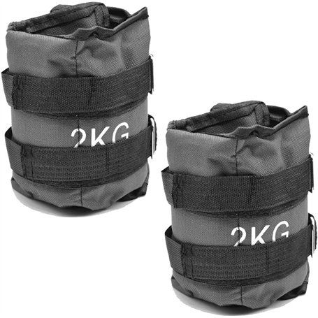 Poids pour poignet et cheville Wrist/Ankle Weights (2 x 2 kg) avec sangle réglable
