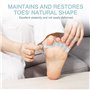 Écarteur d'orteils Hallux Valgus, 2 paires d'écarteurs en gel pour la correction du Hallux Valgus, adapté aux hommes et aux femm