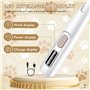 Tondeuse à Pattes de Chien avec Lumière LED Rechargeable par USB
