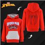 Spiderman Sweat à Capuche pour Garçons, Sweatshirt Textile Doux, Sweat Cadeau pour Enfants, Taille 4 Ans | Rouge