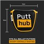 Shanker Golf PuttHub Housse de puttHub en Cuir synthétique de qualité pour Clubs de Golf pour Golfeur – Idée Cadeau Fantaisie gr