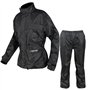 A-pro Combinaison Kit Anti Pluie Blouson Pantalon Gants Surbottes Impermeable Noir XL