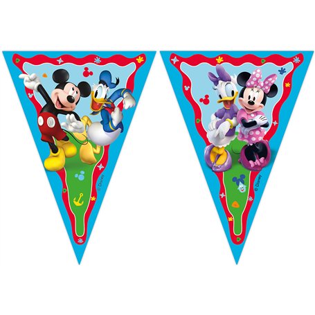 Procos- Folat 93826P Ligne de Drapeau FSC Mickey Mouse-2