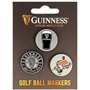 Guinness 3 Pack Golf Ball Markers