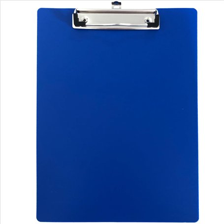 ACROPAQ Presse-papiers - Restez organisé avec notre presse-papiers A4 en PP bleu foncé durable - 1x presse-papiers inclus