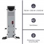 Perel Convecteur connecté, pour usage intérieur, 3 niveaux de chauffe, 2000 W