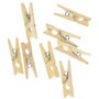 Artemio 11006119 Mini pinces à linge en bois Objet Bois