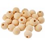 Artemio 30 Perles de 20 mm en bois