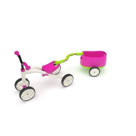 Chillafish Quadie Trailie: le porteur bebe 4 roues avec remorque détachable pour enfant de 1 à 3 ans