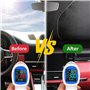 LANAZU Pare Brise Soleil Voiture pour Peugeot 308 2016-2023, Pare Soleil de Pare Brise de Voiture Pliable Isolation Thermique Co