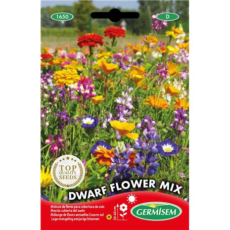 Germisem Dwarf Graines de Mélange de Fleurs 8 g EC1650 Multicolore