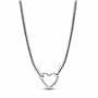 Pandora Heart Closure Snake Chain Necklace 393377C00