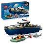 LEGO City 60456 La Course-Poursuite en Bateau de Police - Jouet pour Garçon des 6 ans