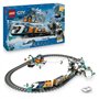 LEGO City 60470 Le Train Express des Explorateurs en Arctique - Jeu pour Garçon des 7 ans