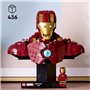 LEGO | Marvel 76327 Buste d'Iron Man MK4 - Set De Construction Pour Adulte - Idée Cadeau