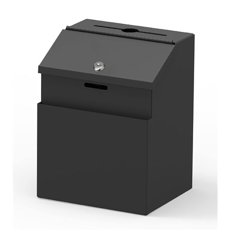 Twinco Boîte à suggestions en métal - Noir